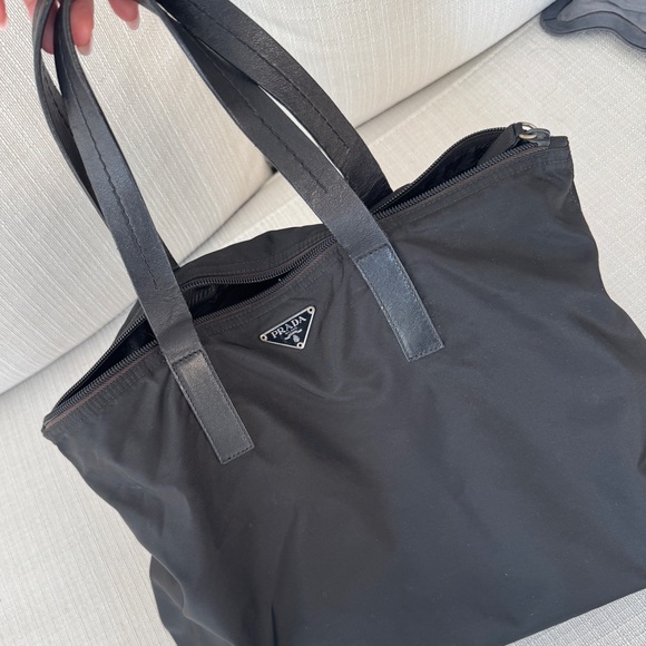 Authentic Prada Black Tote Bag - Picture 4 of 8